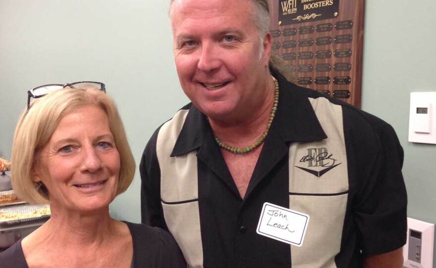Terri Wright, WFIT General Manager. and John Leach