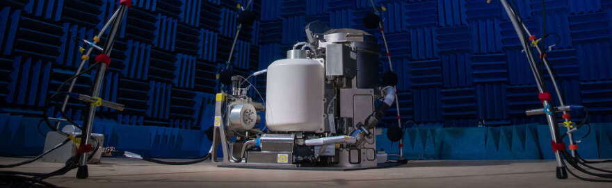 Date: 11-26-19Location: Bldg. 241 - Acoustic Testing AreaSubject:  ISS Universal Waste Management System, Unit 1 during Acoustic TestingPhotographer: James Blair