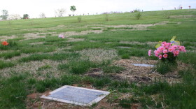 A pet burial site in Mountain View Cemetery in Vinton, Va. Virginia joins a growing number of states where cemeteries are allowed to create special pet-human burial sections.