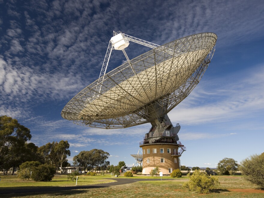 CSIRO's Parkes radio telescope in Australia.