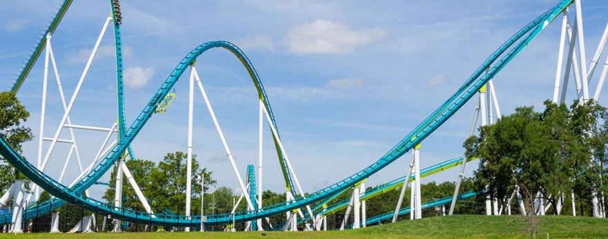 Fury 325 giga coaster at Carowinds in Charlotte.