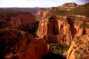 The Upper Gulch section of the Escalante Canyons within Grand Staircase-Escalante National Monument features sheer sandstone walls, broken occasionally by tributary canyons, shown in an undated photo. (AP Photo/Jerry Sintz)