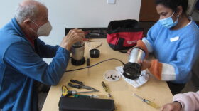At fix-it clinics, people exchange tools and resources to repair their own electronics and appliances.