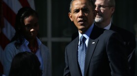 The mood wasn't sunny at the White House Rose Garden on Monday, as President Obama addressed the errors plaguing the computer system for health insurance enrollment.