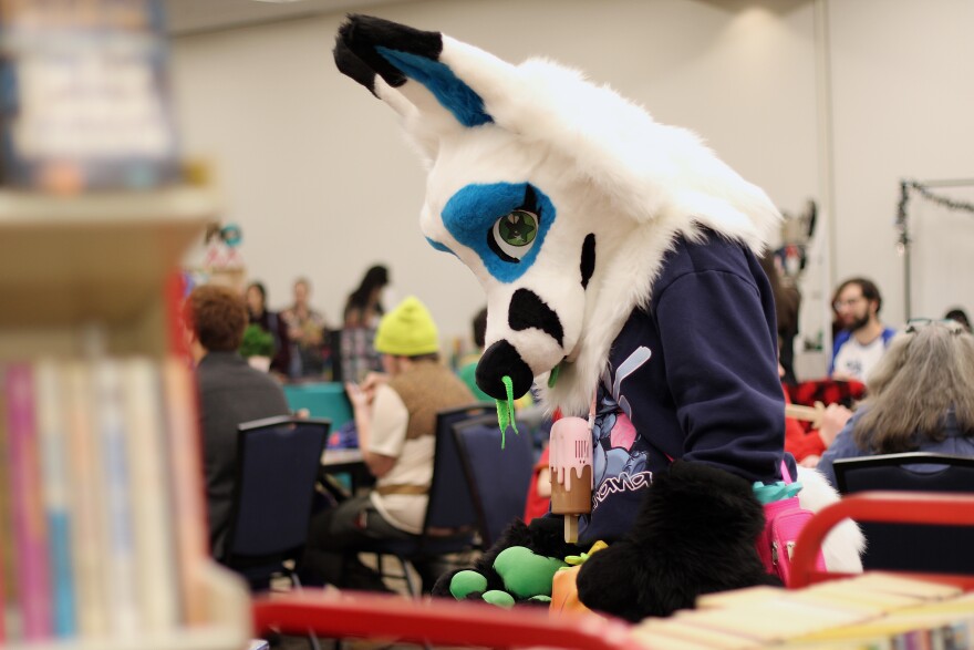 Colville resident Darena Suprun drew attention with her homemade fox costume, inspired by the 1995 movie “Balto,” which tells the story of a sled dog delivering life-saving medicine during the 1925 serum run to Nome, Alaska. She spent three weeks crafting every detail herself.