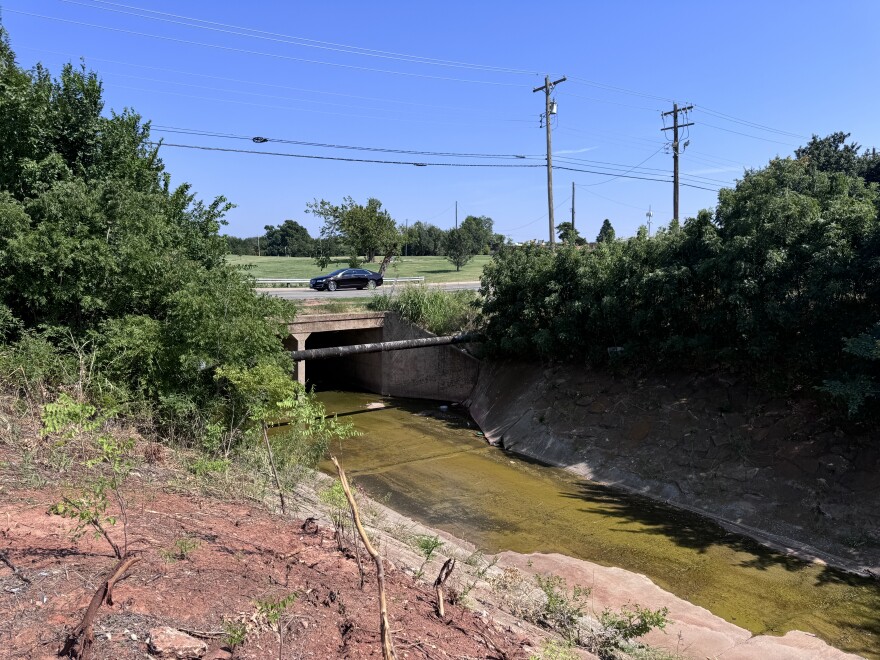 The bridge where N Portland Ave. crosses Deep Fork Creek will be part of the planning studies.