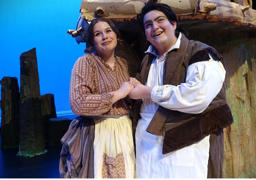 Katie Mayers (left) and Alex Smith