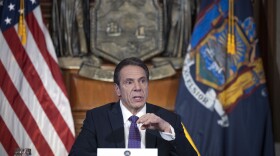 New York Governor Andrew Cuomo speaking April 23, 2020.