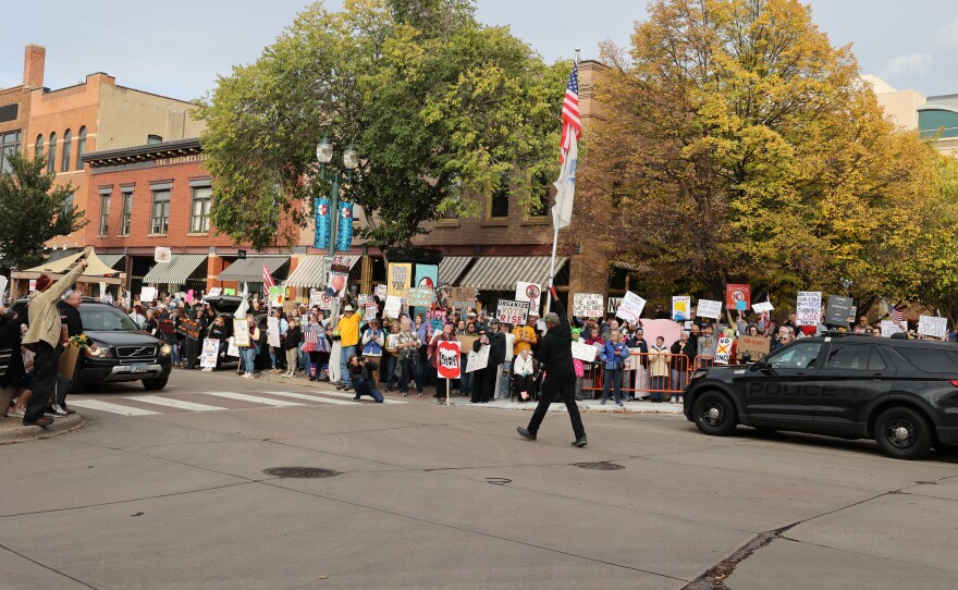Scenes from the Sioux Falls No Kings Rally, October 18, 2025