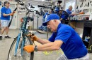 The Wheelhouse in Lima repairs donated bikes and gives them to people in need of reliable transportation.