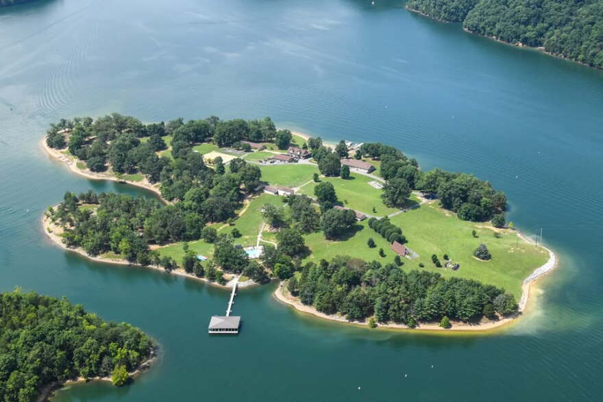 Trooper Island is a free summer camp for at-risk youth on Dale Hollow Lake.