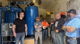 Stevens County city officials came together Thursday afternoon for a training on Hunters new water system project, which will help significantly reduce high levels of arsenic and manganese in the town's water. The system will require regular maintenance and check-ins to ensure proper water flow.