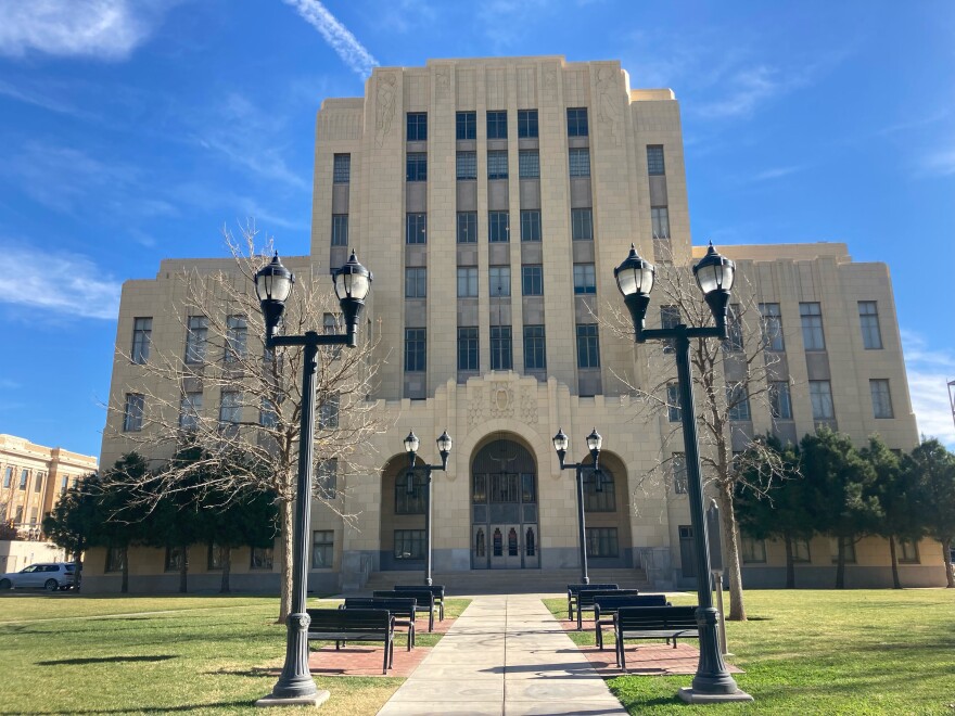 Potter County courthouse in downtown Amarillo, Texas.