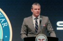 Secretary of Defense Pete Hegseth spoke Wednesday, Nov. 12, 2025, to local defense contractors.