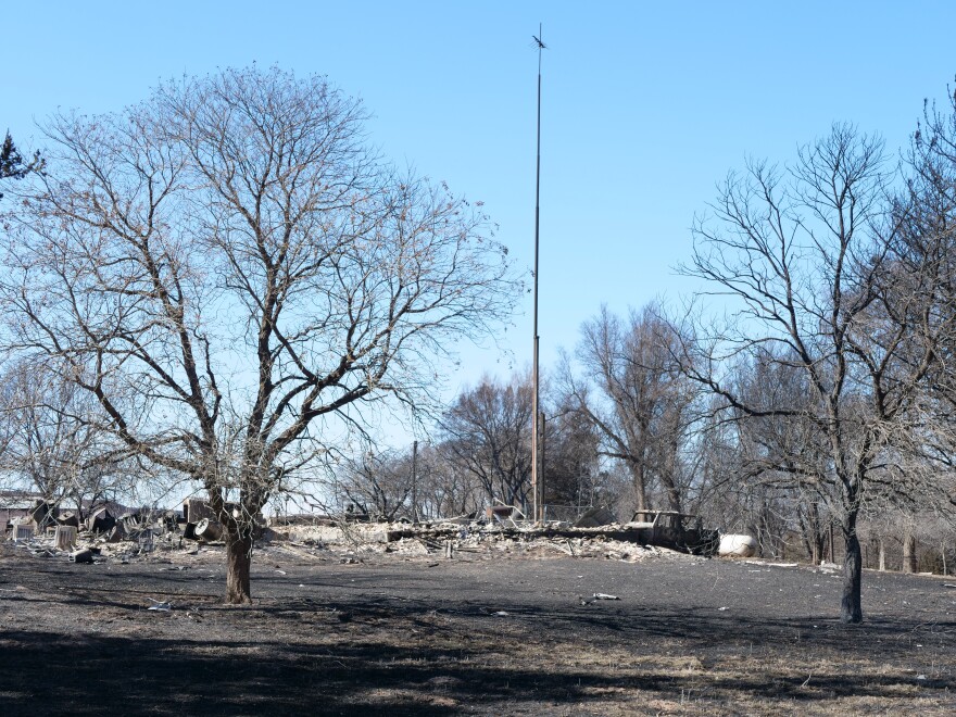 Lacey Bond's home was destroyed in the Ranger Road Fire.