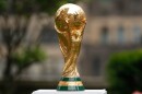 FILE - The FIFA World Cup Trophy is displayed before press conference at Rockefeller Plaza, June 16, 2022, in New York.