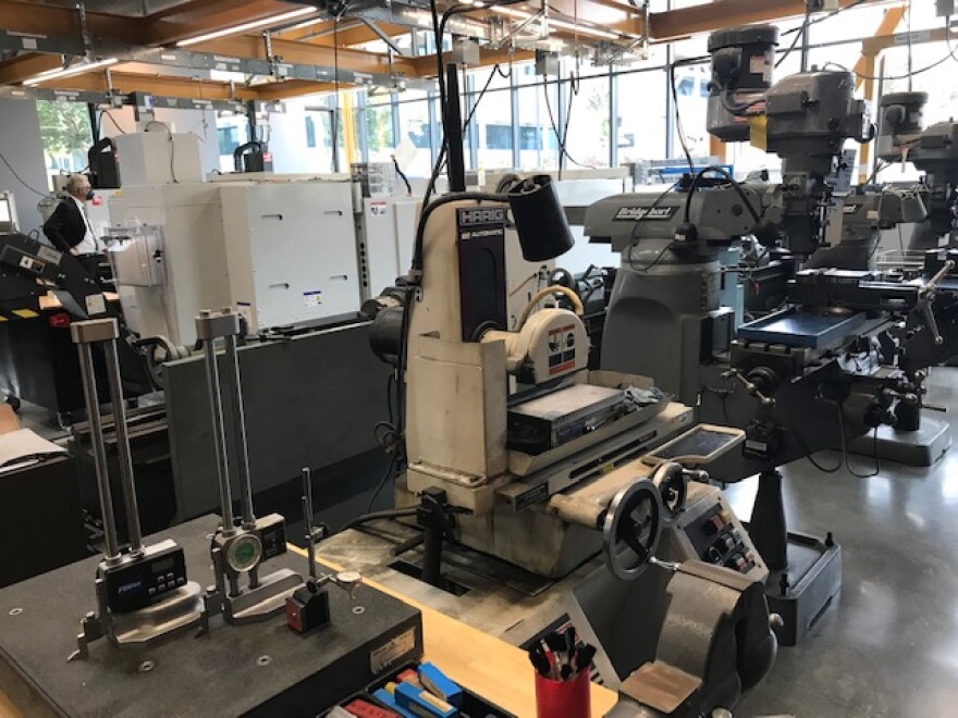 The new Gene Haas Manufacturing Lab at Ventura College is training people with state-of-the-art equipment, so they will be ready to step into job in the community. Some students are already in apprenticeship programs giving them hands-on paid experience, while providing badly needed help for companies.