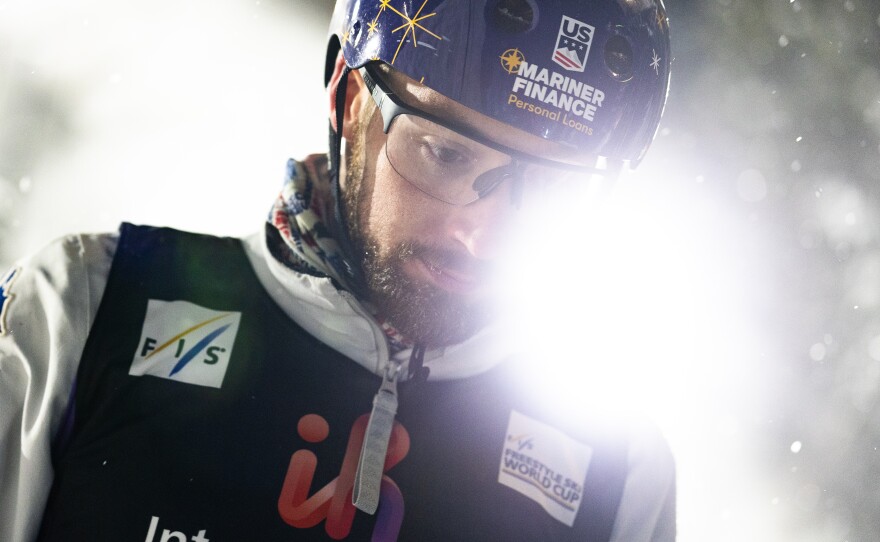 Chris Lillis before the Intermountain Healthcare Freestyle International presented by Stifel - Aerials Final on Feb. 07, 2025 at Deer Valley Resort in Park City, Utah.