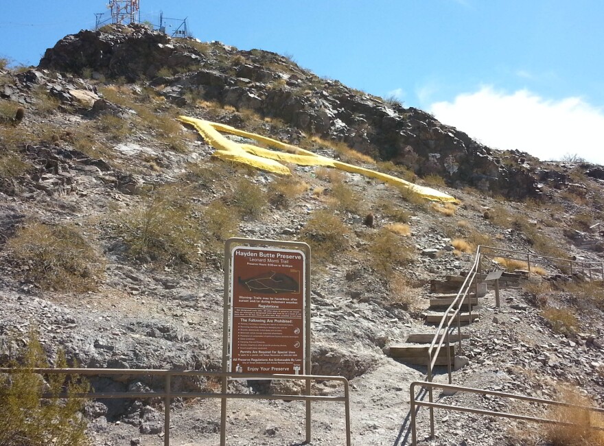 "a" mountain in tempe