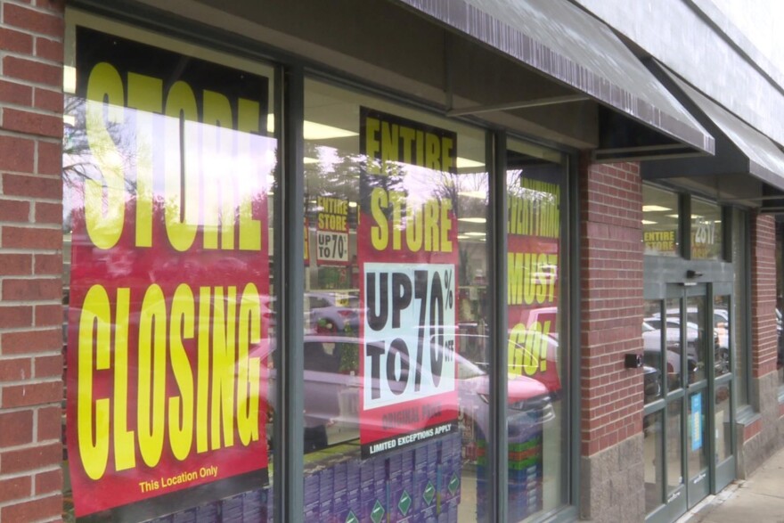 Party City started its closing sales last month.