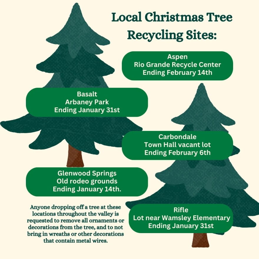 Christmas tree recycling returns | KDNK Carbondale Community Access Radio