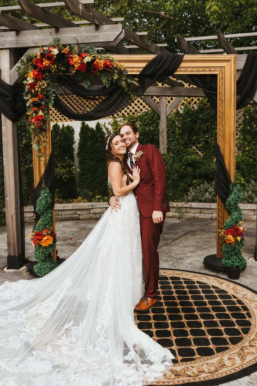 Ryan and Will Faurie on their wedding day.