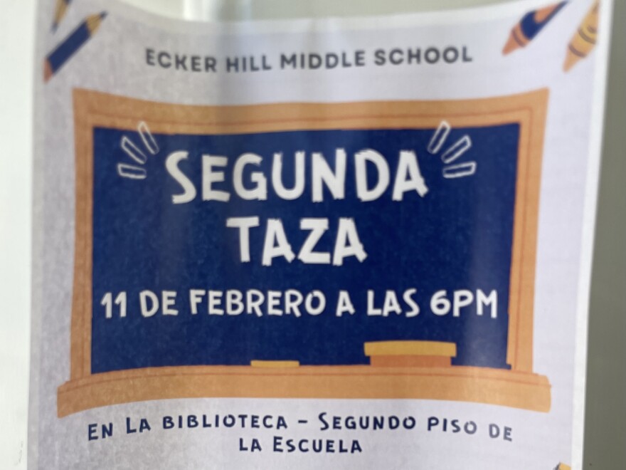 A flier advertises a Q&A session with the Summit County Sheriff's Office at Ecker Hill Middle School this February.