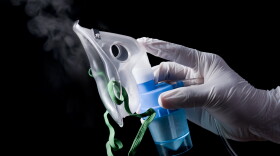 File: nebuliser mask with flowing vaporRelated images