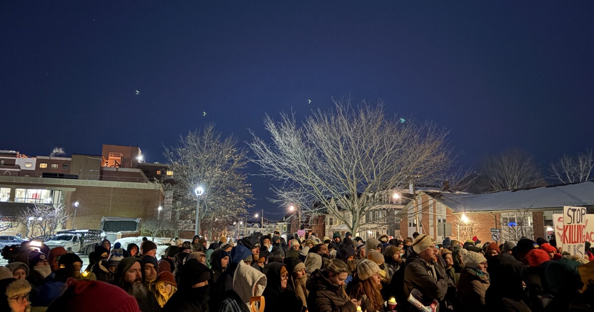 During national day of protests, Maine nurses host vigil in memory of Alex Pretti