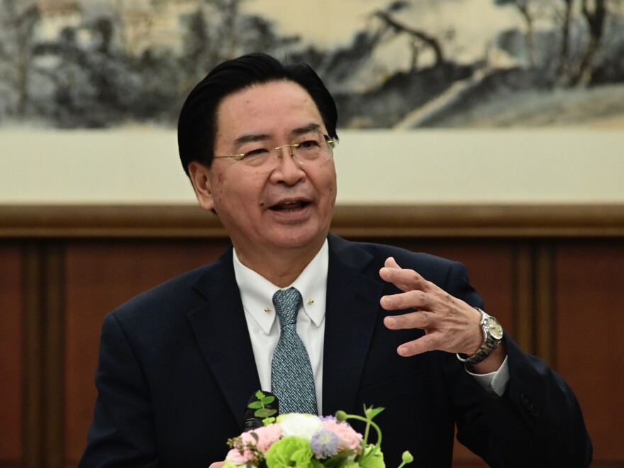 Joseph Wu, Taiwan's foreign minister.