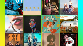 Fresh Tracks Friday album cover collage