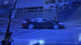 Suspect vehicle in Hancock hit and run