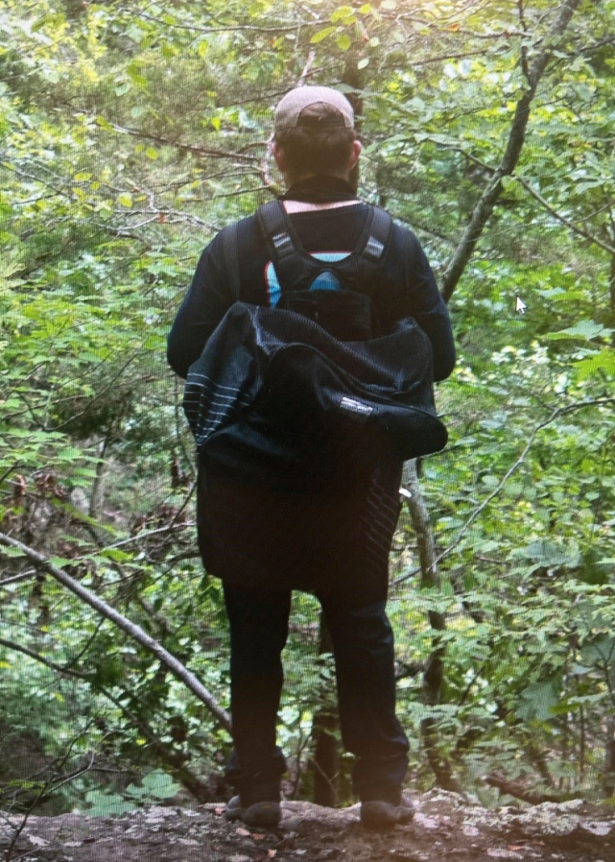 This undated image provided by the Arkansas State Police on July 29, 2025 shows a man whom investigators are asking the public to help identify in connection with a double homicide at Devil's Den State Park.