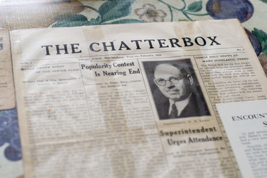 The first issue of "The Chatterbox" newspaper, published in 1935. The man pictured on the front page is Superintendent W. H. Keister, the namesake of one of the city's elementary schools.