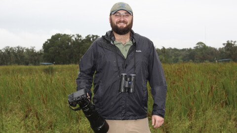 Maxfield Weakley, president of the Marion Audubon Society, grew up in Ocala and has photographed wildlife since he was 8 years old. He regularly takes bird walks with the society at the Ocala Wetland Recharge Park.
