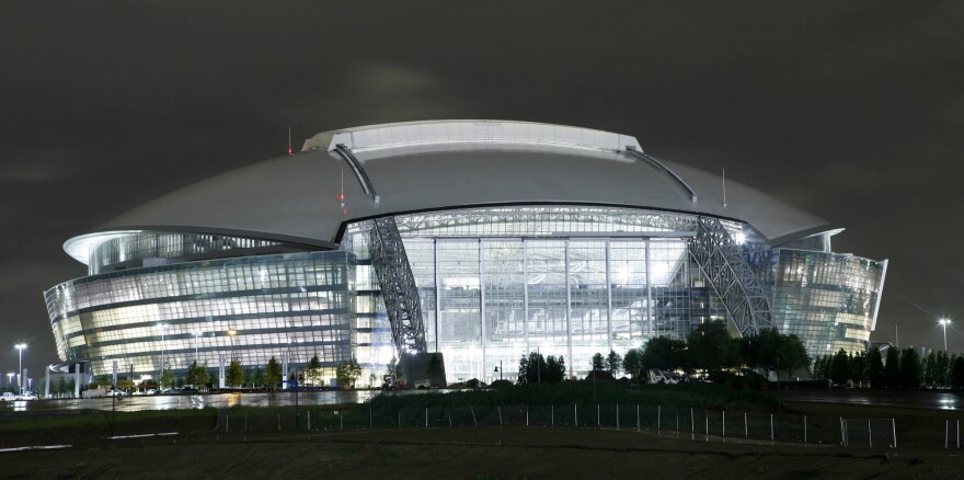 The new Dallas Cowboys stadium opened in 2009 in Arlington, Texas.