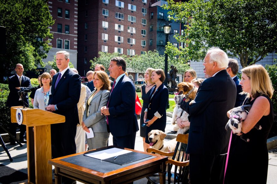 Massachusetts Governor Charlie Baker signed the law Wednesday.