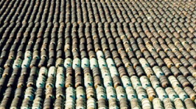 Depleted UF6 Barrels