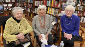 Authors (L-R) Judy Blatt, Maxine Weintraub and Betsy Campbell at the event for their book. (Courtesy of Julia Blatt)