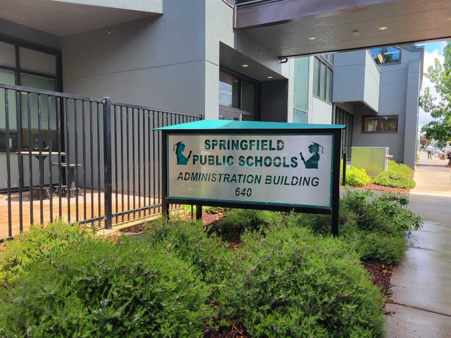 SPRINGFIELD School sign