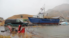 a boat in Unalaska