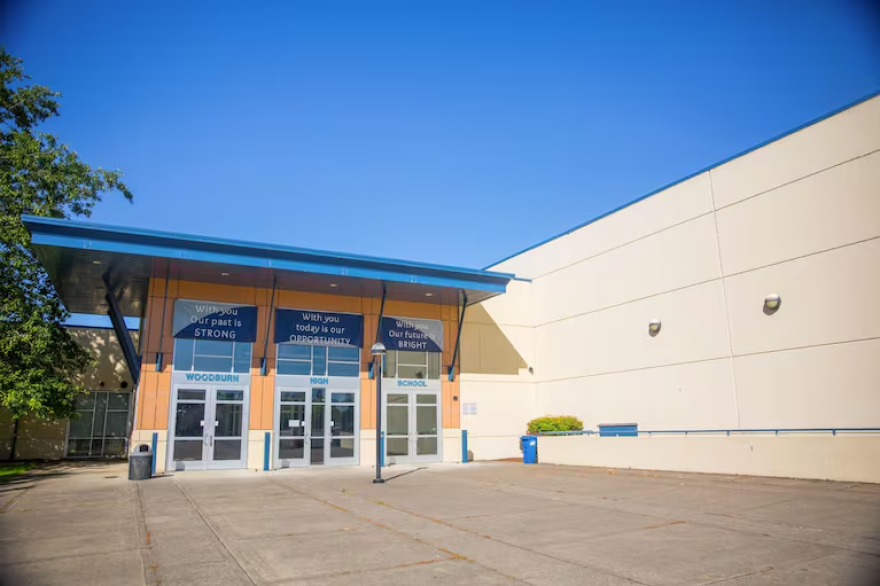 Woodburn High School in Woodburn, Oregon, July 22, 2017.