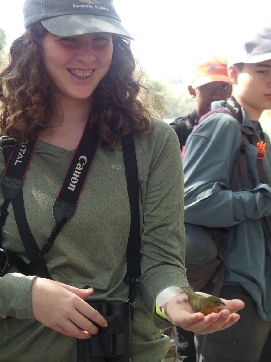 “You can’t help but notice them,” Sophia said about birds.