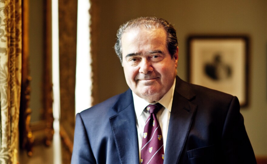 Justice Antonin Scalia at the Supreme Court in 2012.
