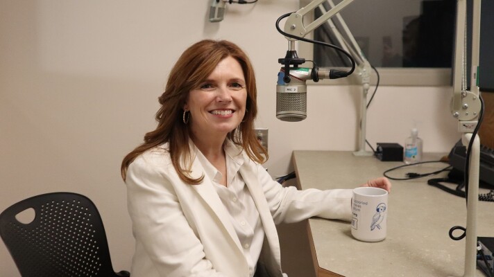 Senator Christine Drazan at the KLCC studios