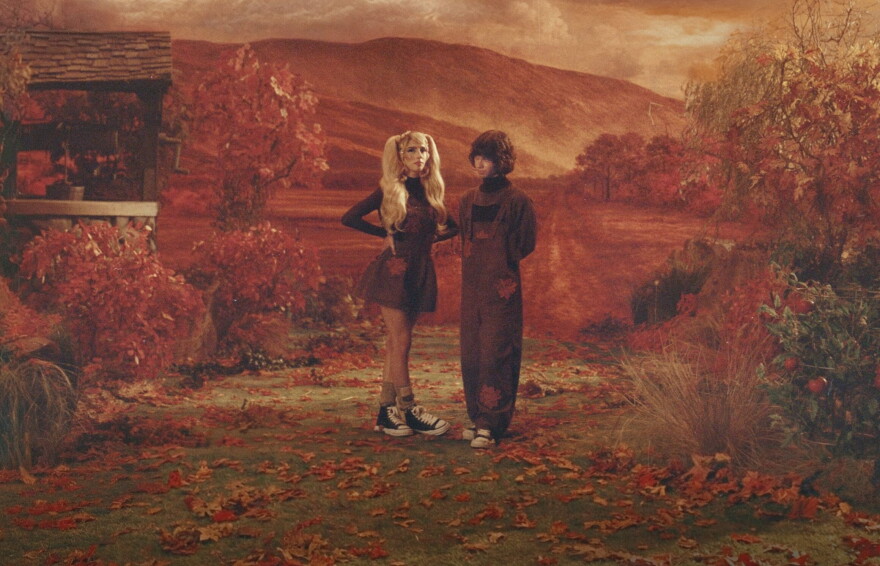 DOMi & JD Beck on the cover of their new album, WHO ASKED?