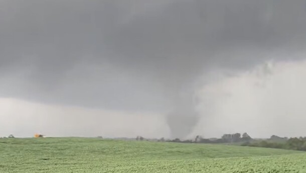Screenshot of video taken by Justin Widener in Owen County on July 21, 2026.