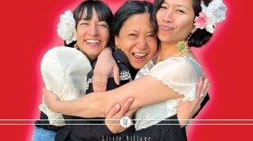 Three women from the folk group Sampaguitas