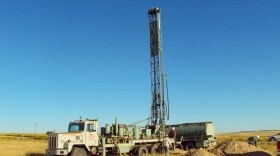 Crow Butte Mining, a subsidiary of Cameco, drills for uranium at the Wohlers Ranch on the Niobrara River near Marsland, Neb.