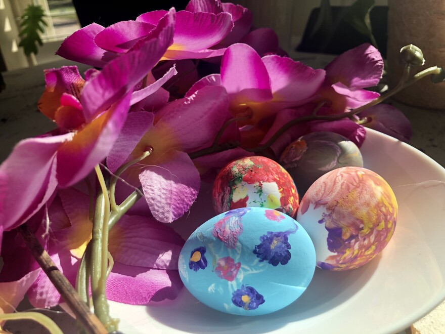 Eggs signify the birth of a new beginning. It's a tradition to paint them during Navroz